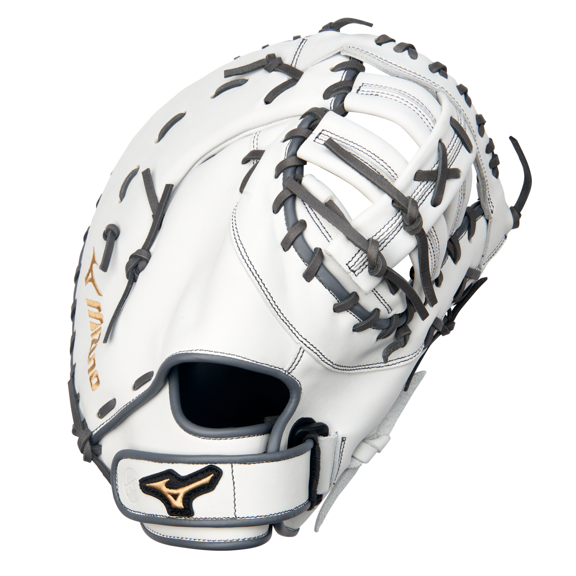 MVP Prime Fastpitch Softball First Base Mitt 13", BioSoft Leather, Center Pocket Design 3