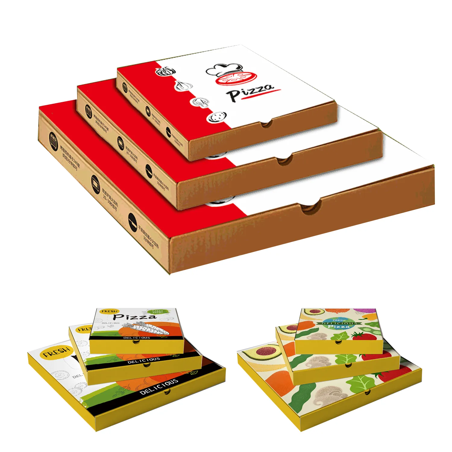 Custom Small Size Pizza Box 4