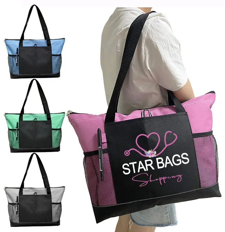 Feather Flight Zippered Tote Bag 11