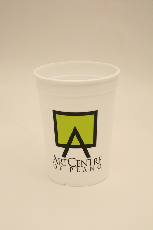 12 oz. Offset Print Smooth Plastic Stadium Cup 2