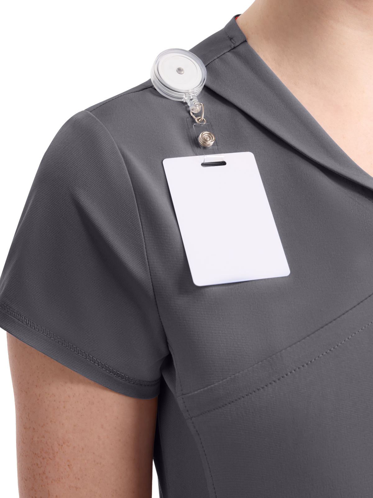 Infinity GNR8 - Women's 2-Pocket Mock-Wrap V-Neck Top 29