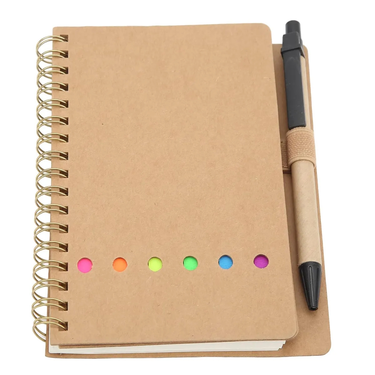 Multi-Functional Notebook with Sticky Notes and Flags & Pen 2