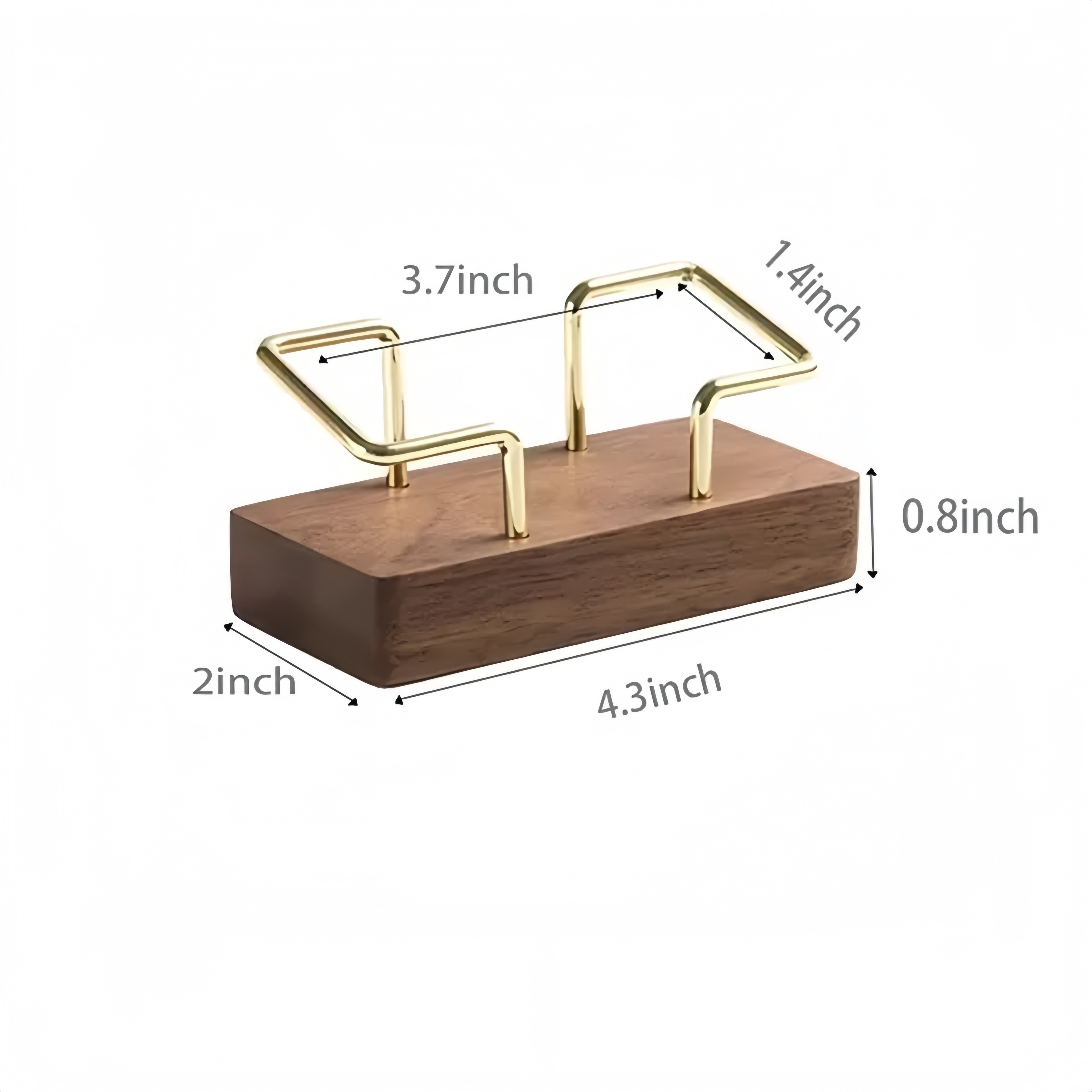 Wood Business Card Stand 2