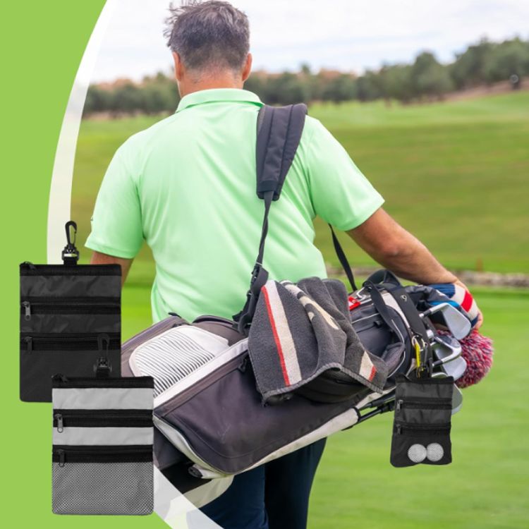 Portable Golf Ball Bag with Buckle 2
