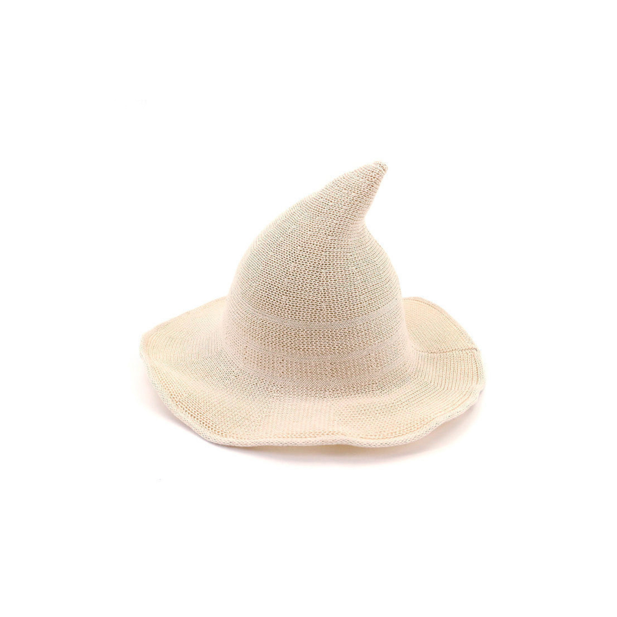 Foldable Wool Blend Witch Hat With Wide Brim 17