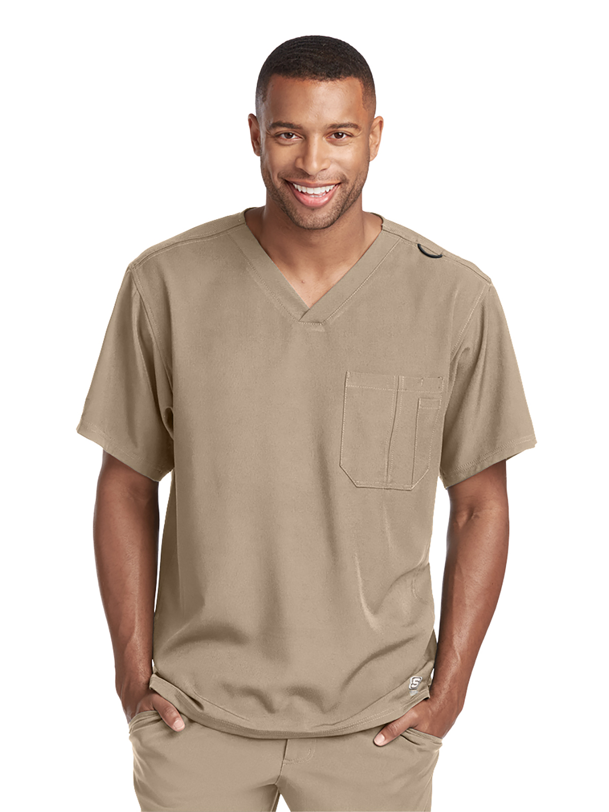 Skechers - Men's One-Pocket V-Neck Structure Scrub Top 66