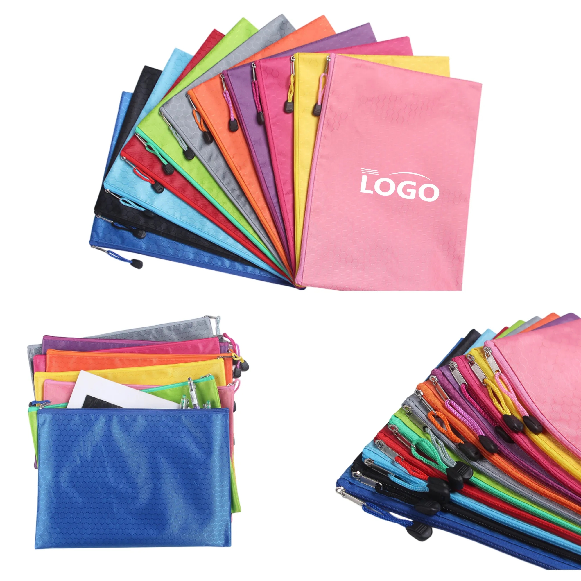 A4 Football Pattern File Bag 2