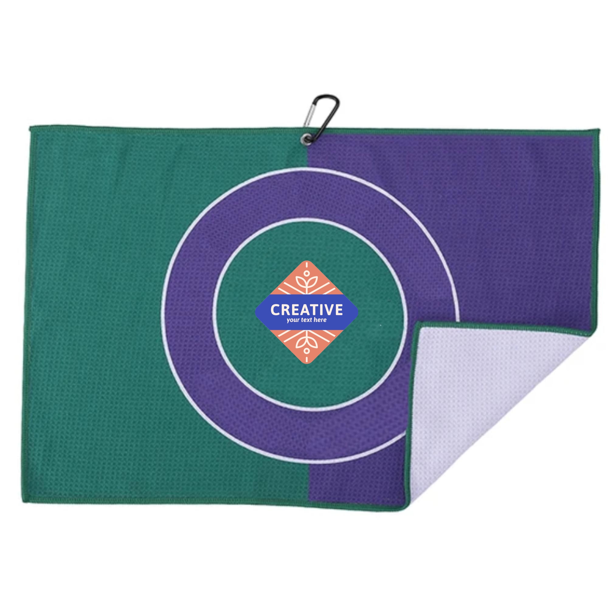 MOQ 10pcs Golf Absorbent Towel with Hook 3