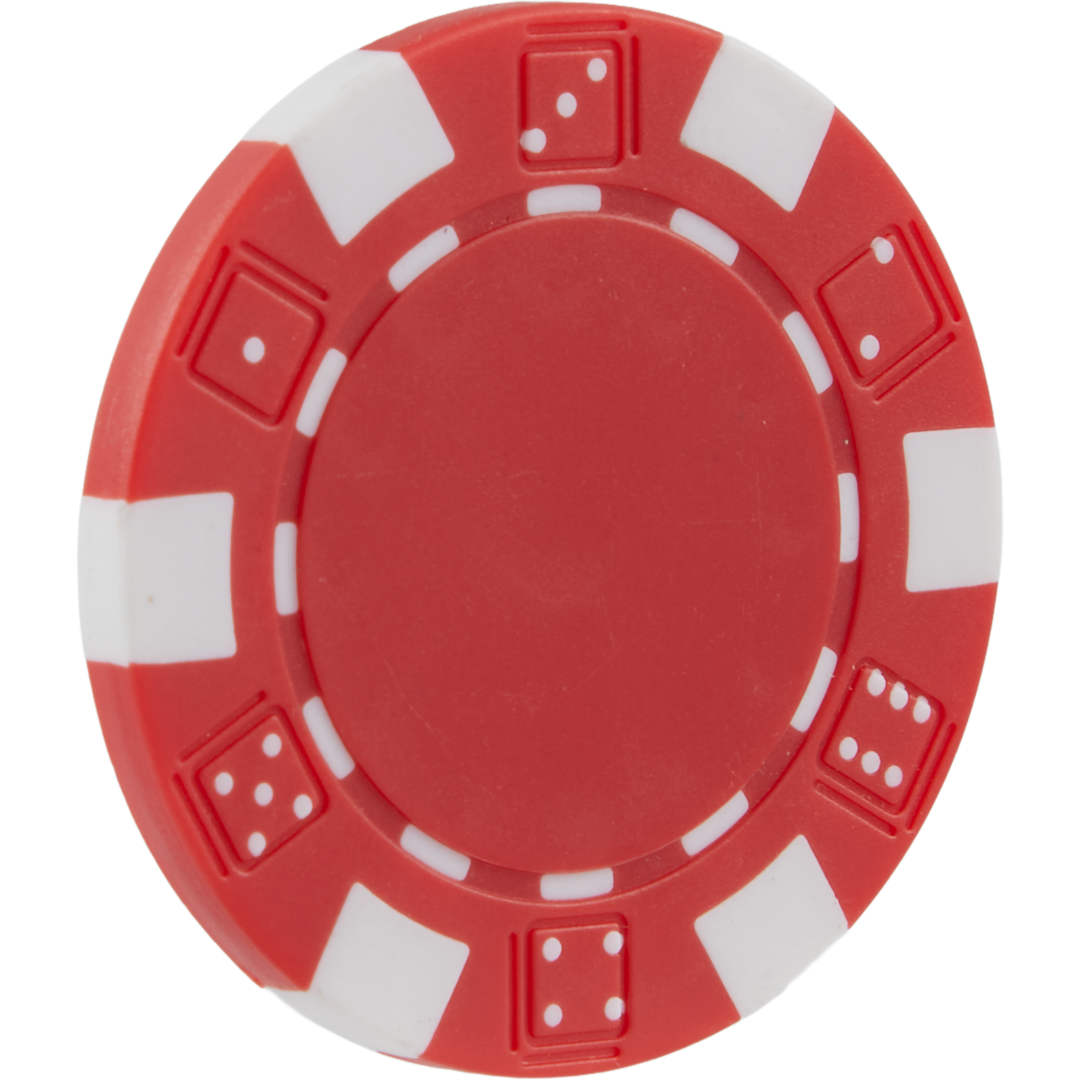 Recycled Poker Chip Ball Marker 58