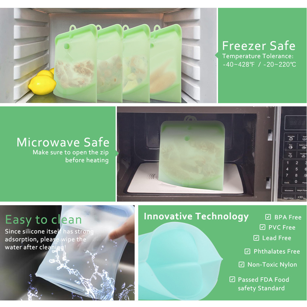 17Oz Reusable Food Fresh Bag 6