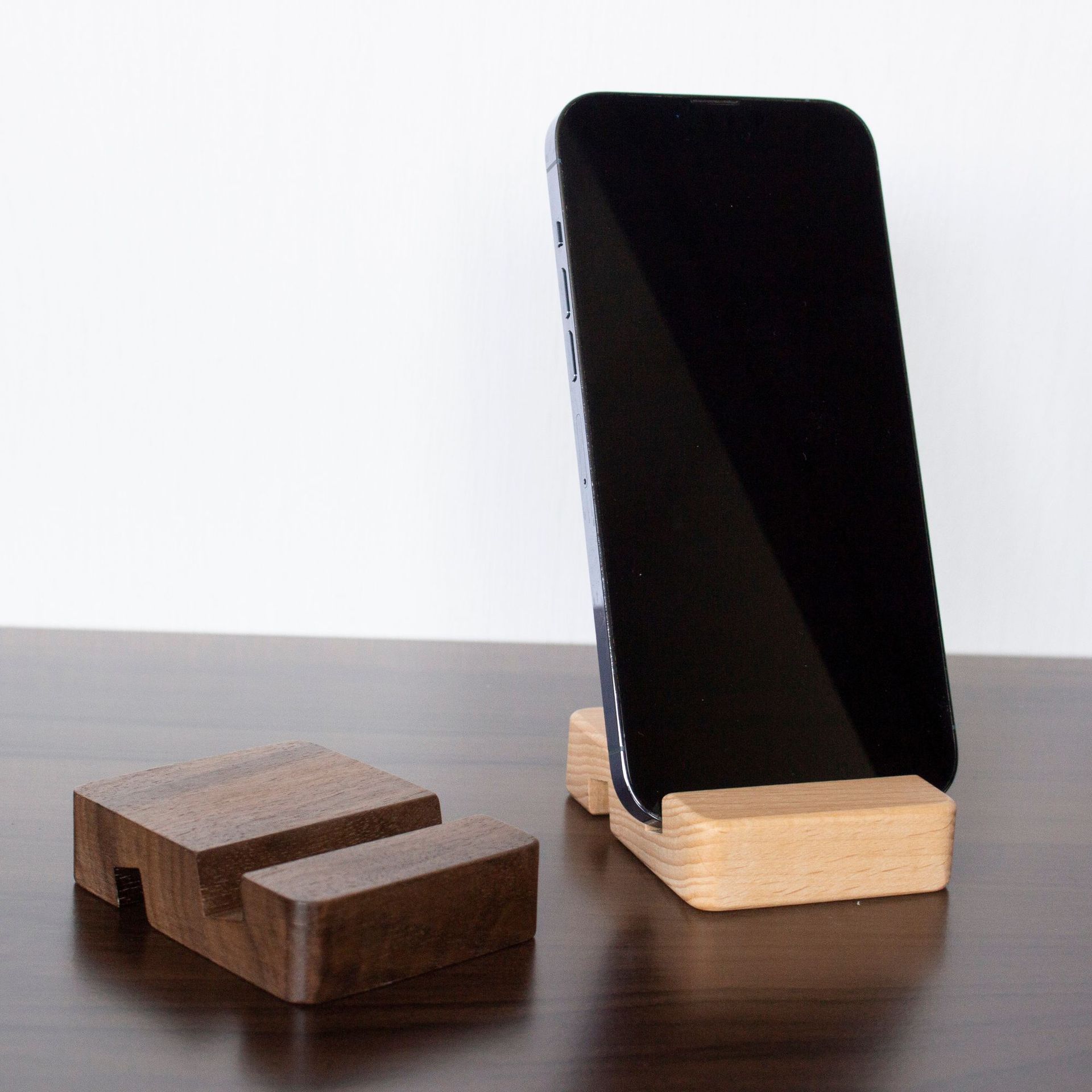 Wood Holder for Smart Phone 2