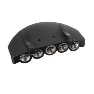 5 LED Clip Headlamp Hat Cap Light 4