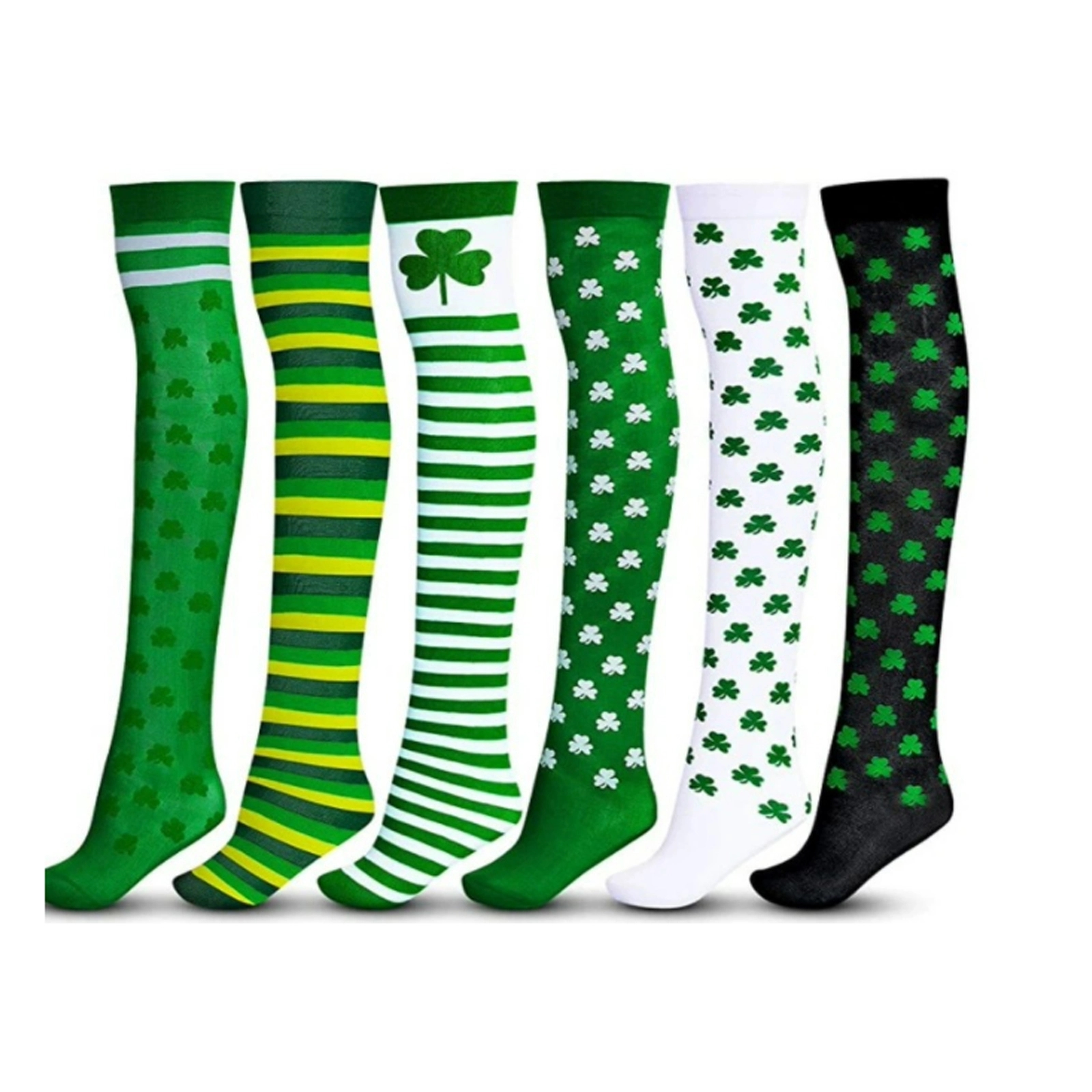 St. Patricks Day Shamrock Stockings 2