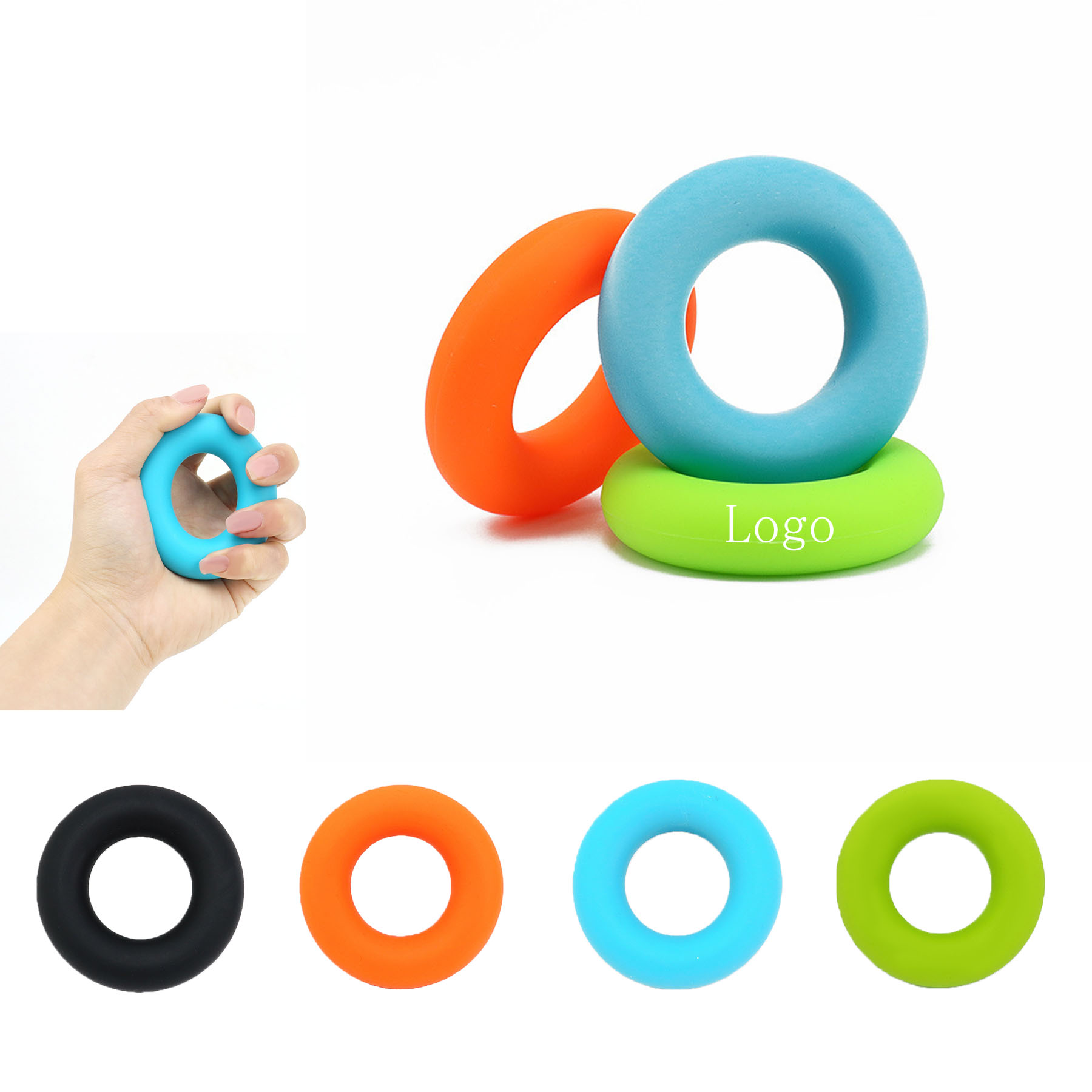 Silicone Hand Grip Rings 2