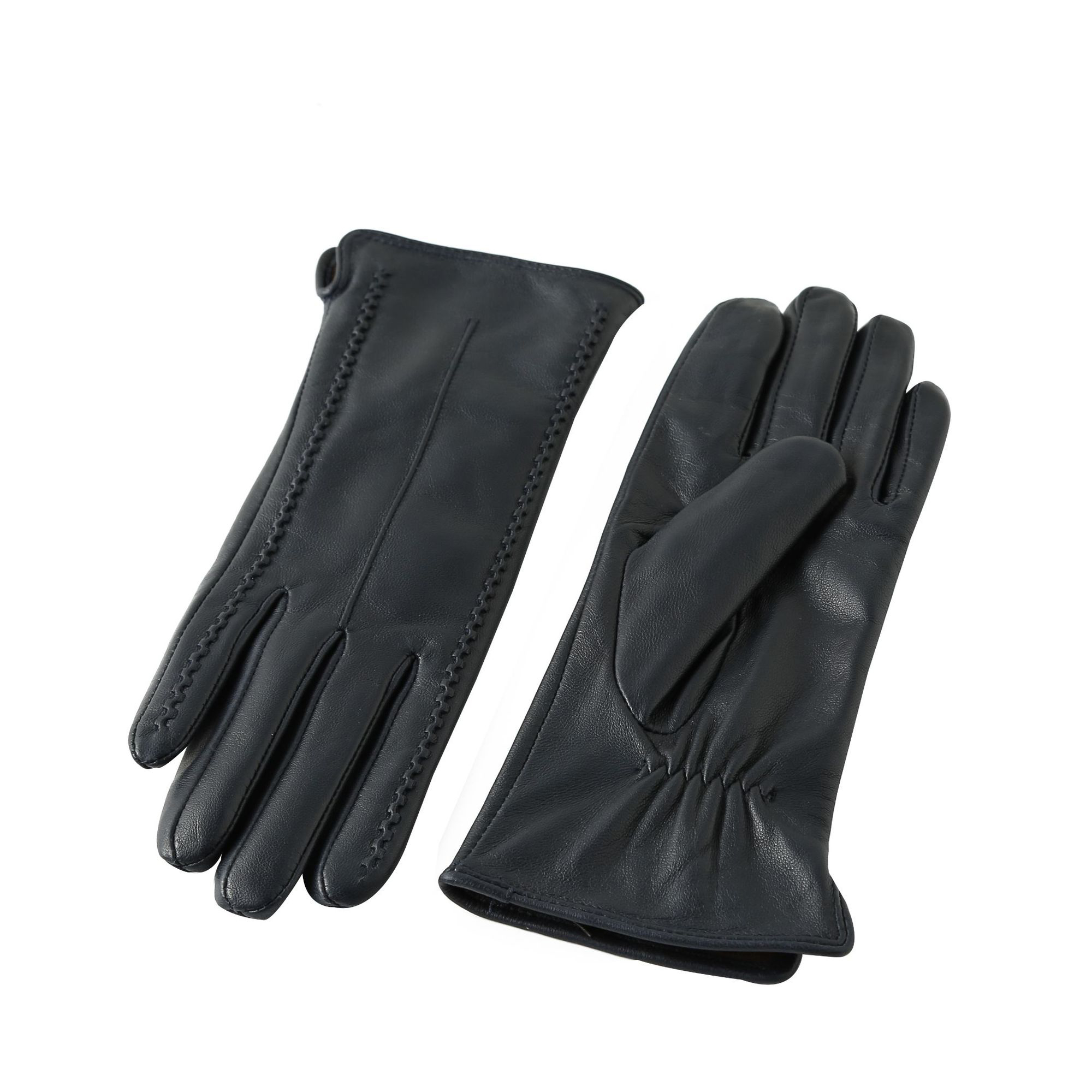 Soft Winter PU Leather Glove For Women 9.9" x 4" x 0.2" 6