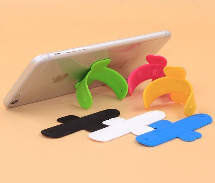 Mobile Smartphone Accessories Silicone Simple Shape Stand Holders 1