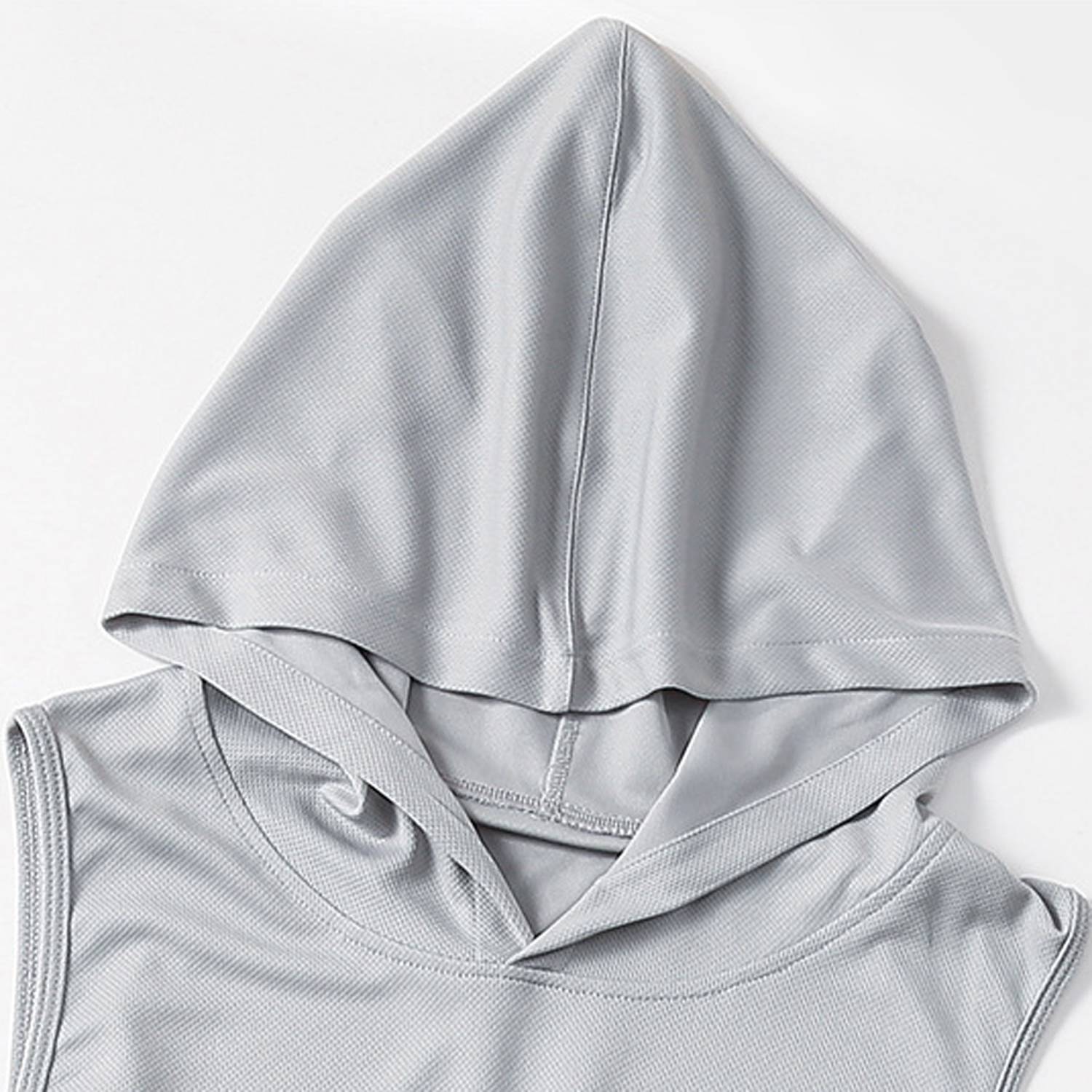 Quick Drying Loose Hooded Fitness Sport Vest 12