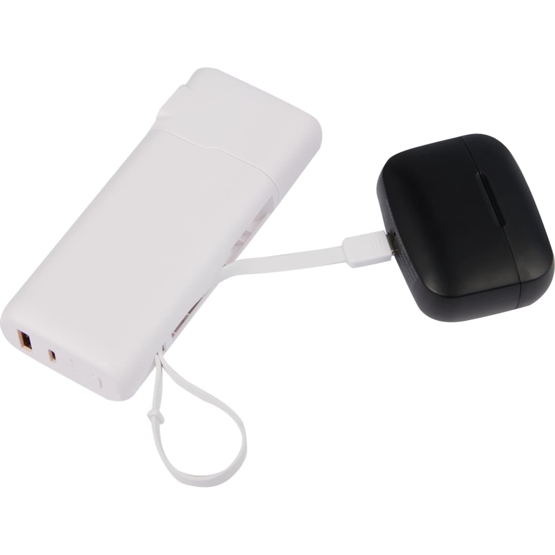 UL Listed 10,000 mAh 20W PD Power Bank with AC Plu 88
