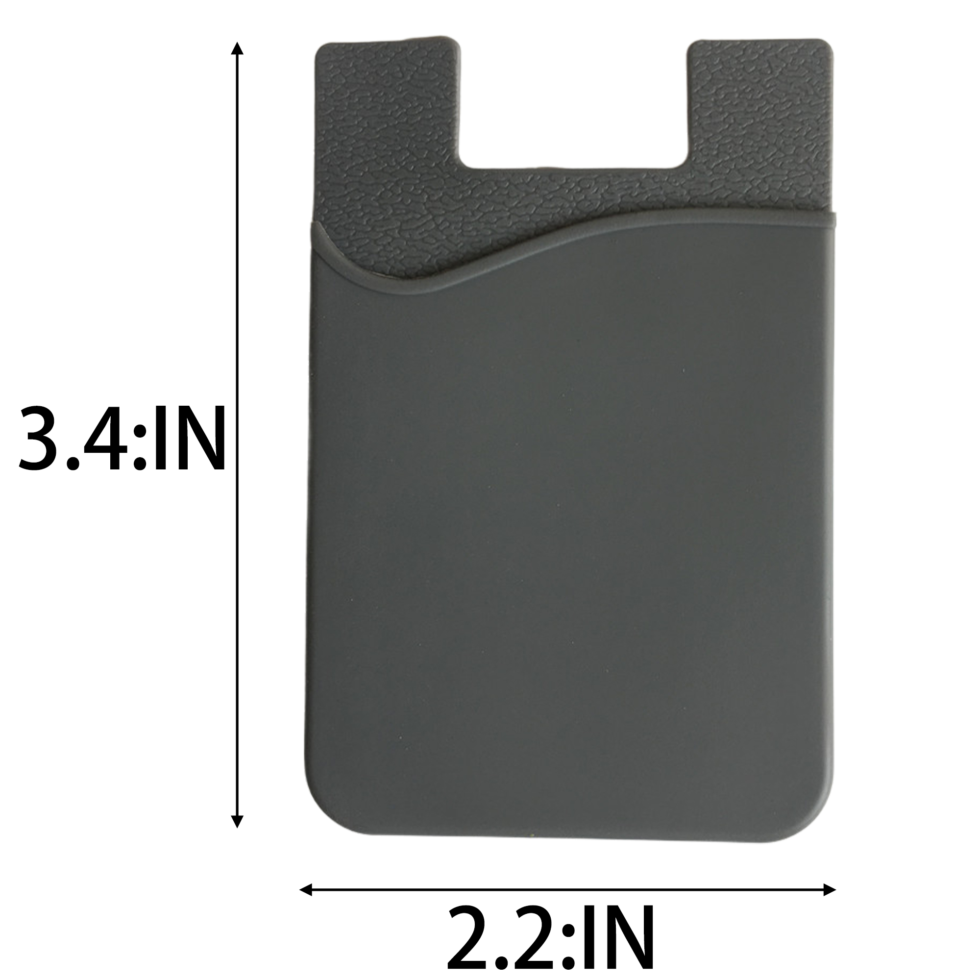 Vibrant Silicone Adhesive Card Holder for phones 10