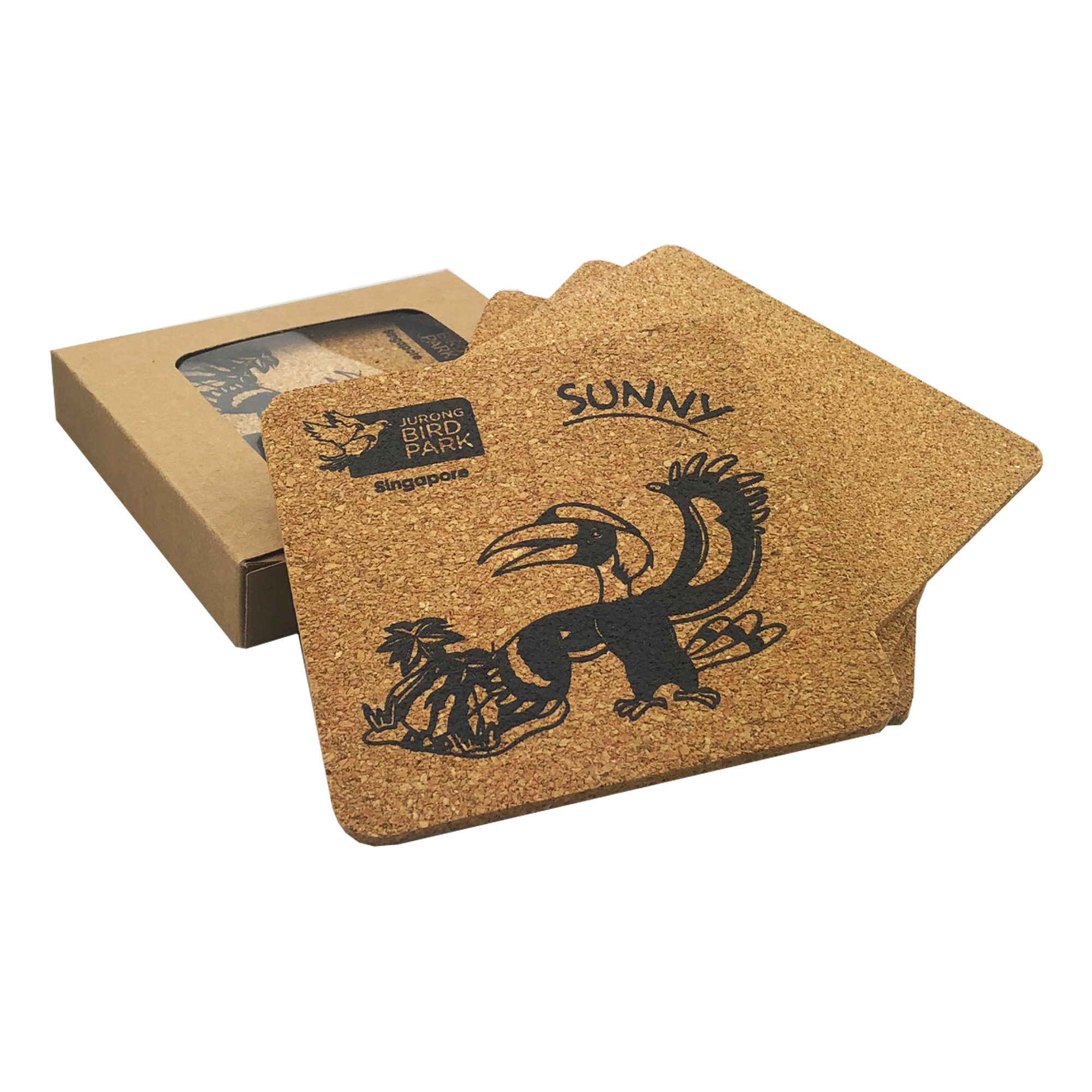 Cork Coaster Set of 4 2