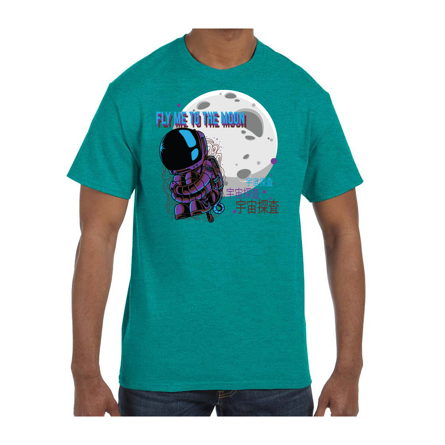 Gildan™ 5.3 oz Cotton Pre-Shrunk T-Shirt (Full Color Imprint) 68