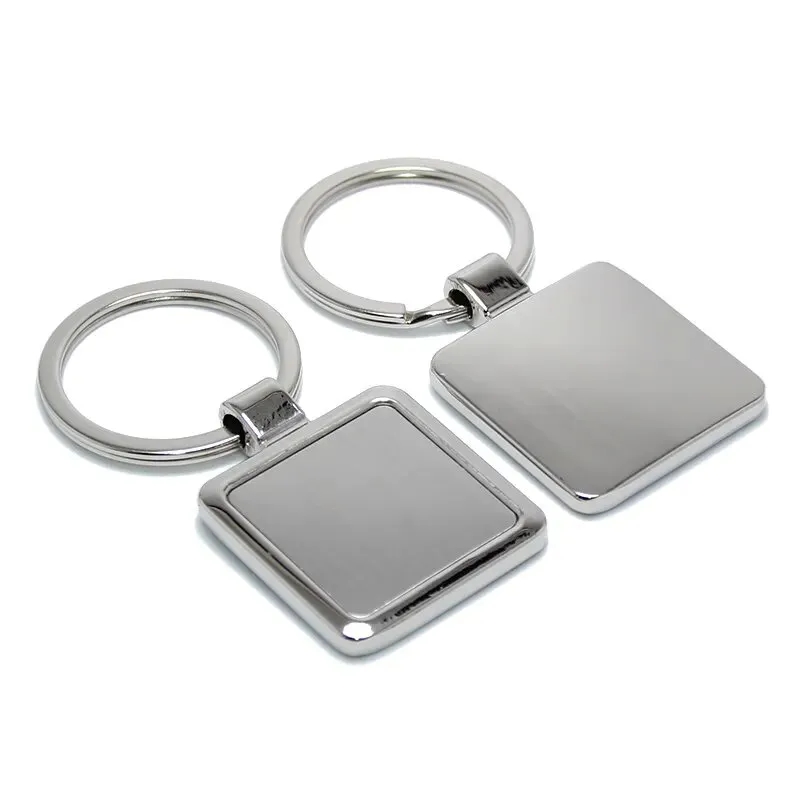 Square Metal Keychain 2