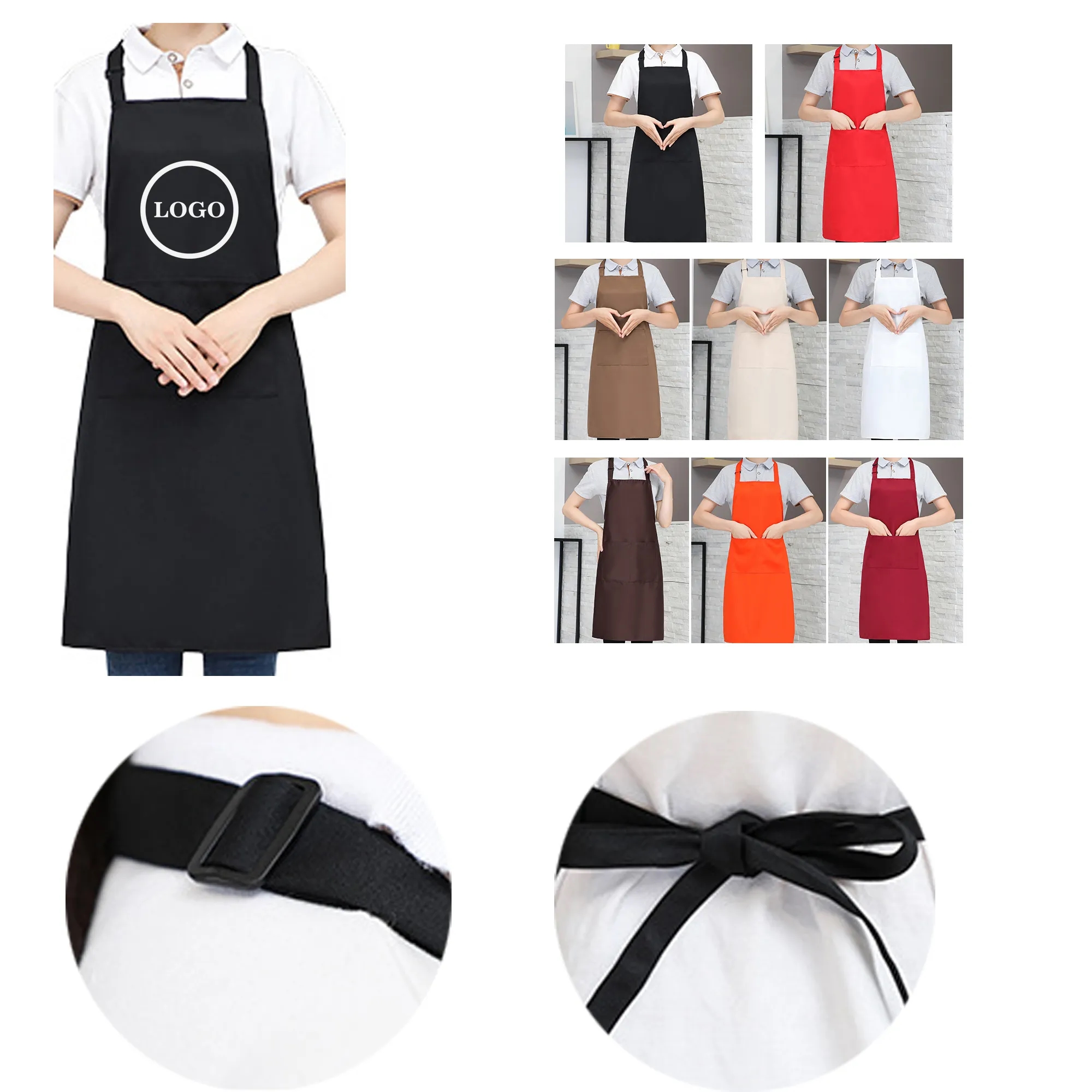 Custom Printed Kitchen/Cafe Waterproof Apron