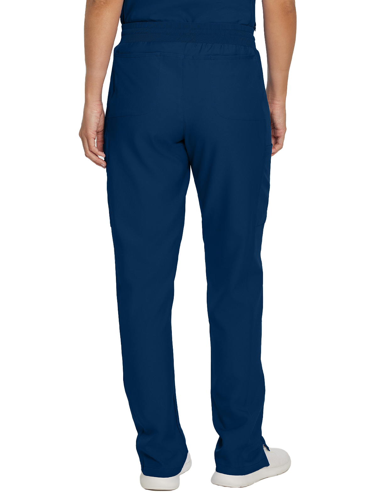 Landau - Forward - Women's Seven-Pocket Mid-Rise Rib-Knit Elastic Waist Cargo Pant 64