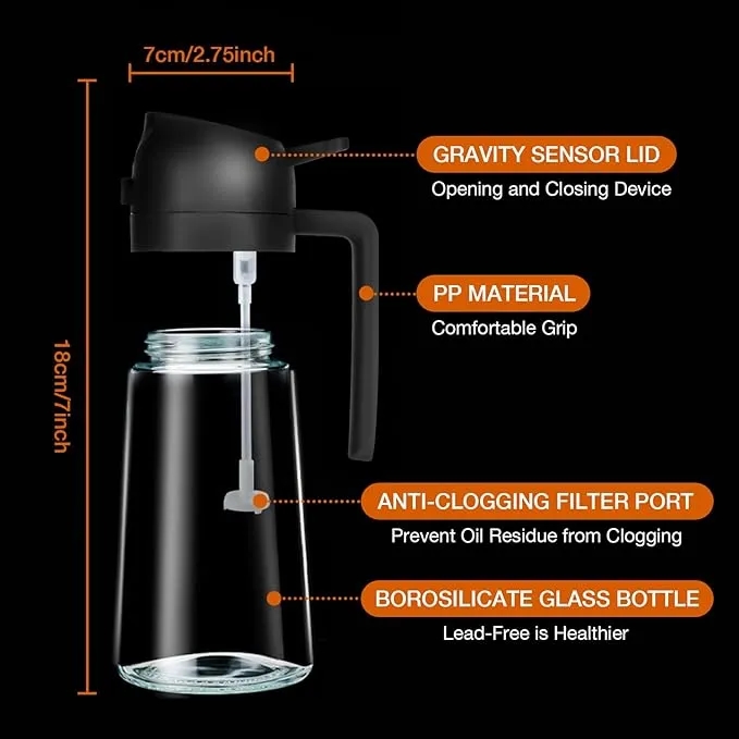 2 in 1 Oil Dispenser Bottle for Kitchen 6