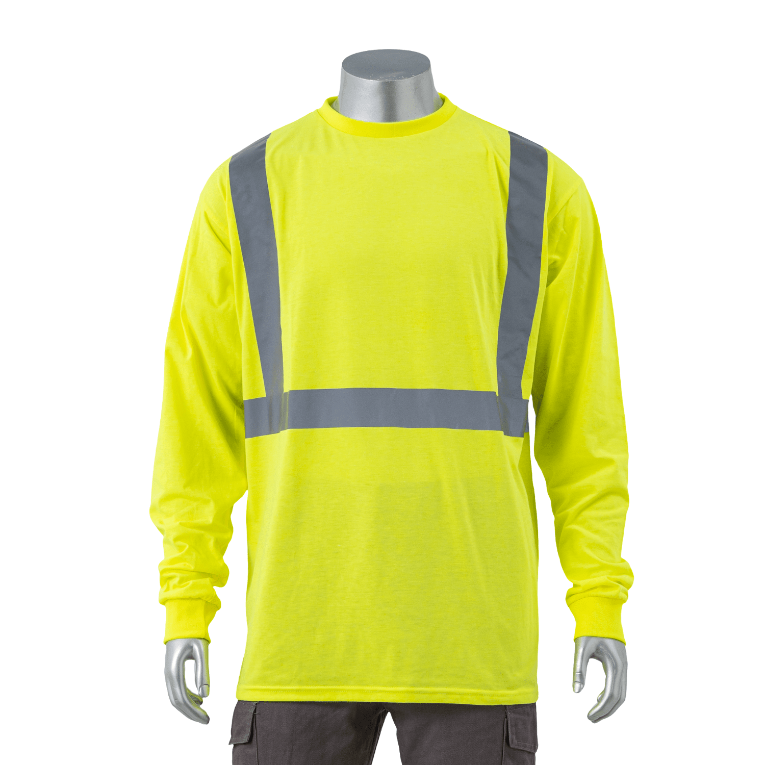 5 Oz. Poly-Cotton Class 2 Reflective Tape Safety T-Shirt 4