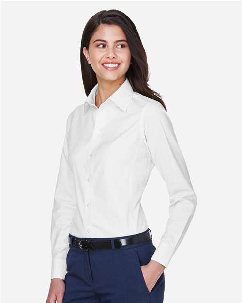 Women's Crown Collection® Oxford Woven Dress Shirt - D630W 17