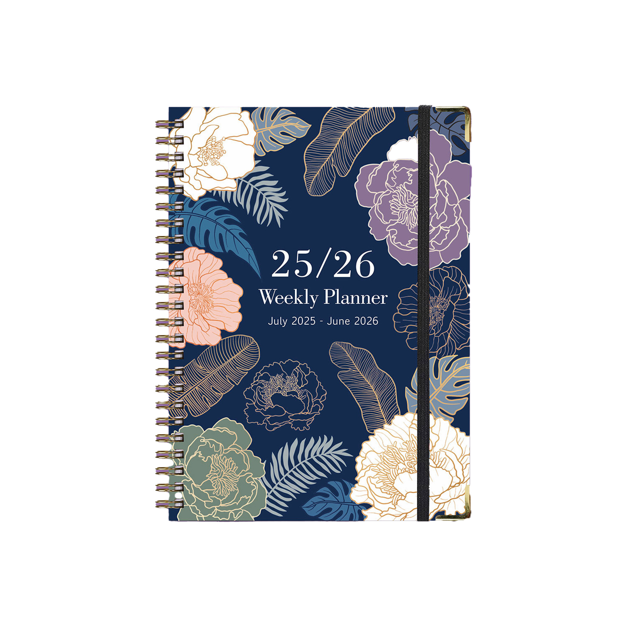 Spiral Notebook 2025-2026 English Organizer 10