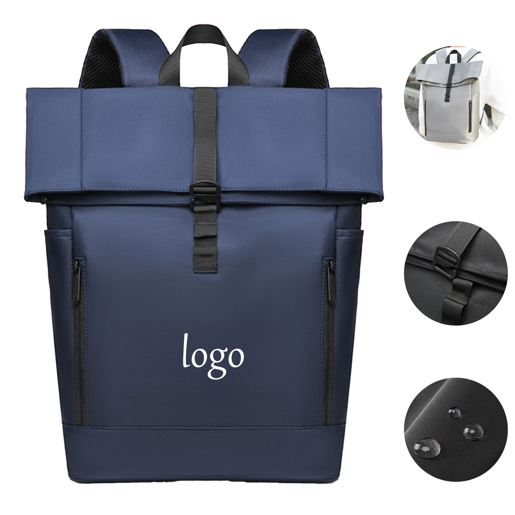 Roll Top Backpack 2