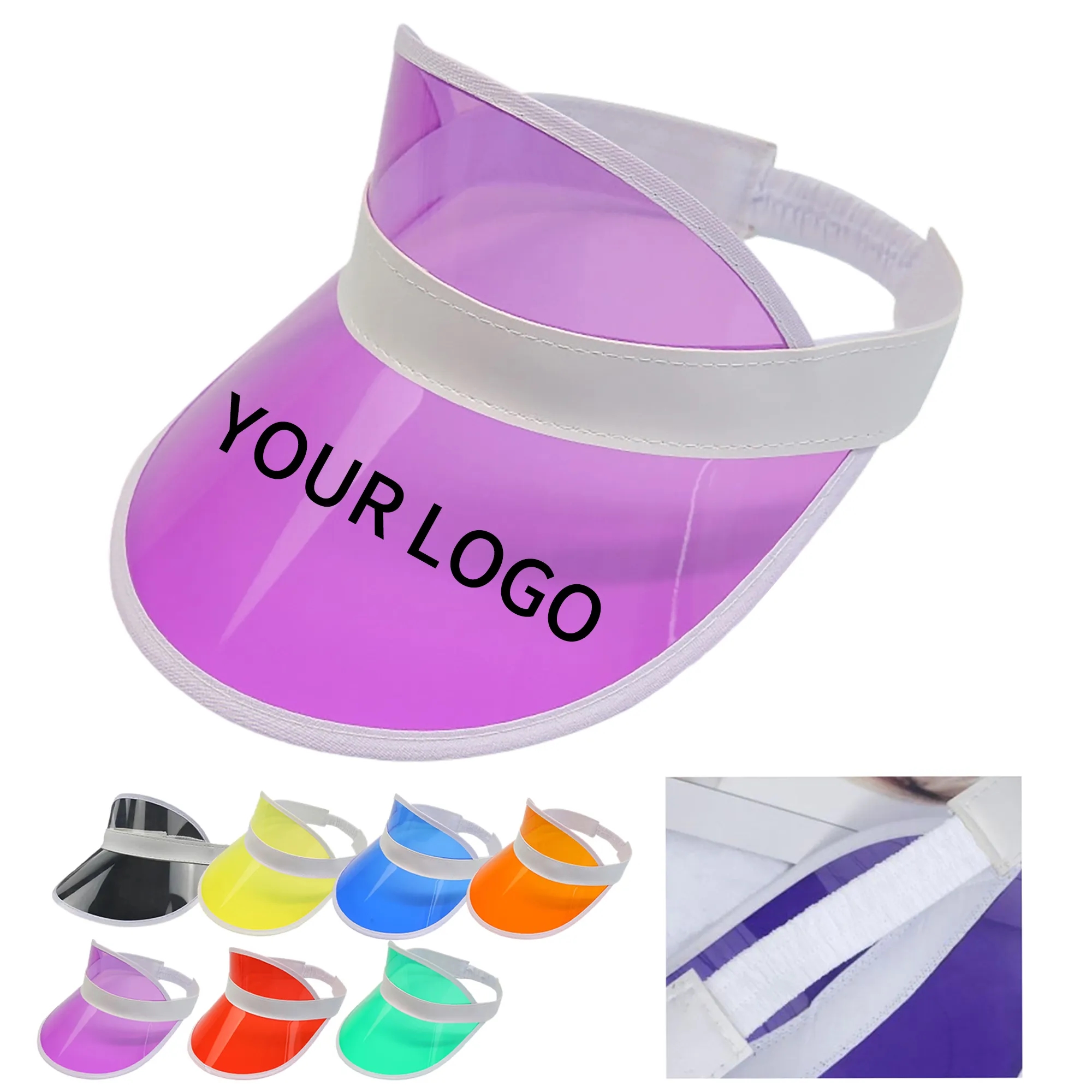 Durable Sun Visor Lightweight PVC for Sports or Outdoor 1