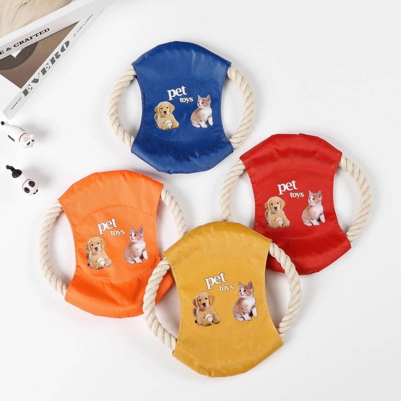 Pet Fabric Rope Flying Saucer Toy 5