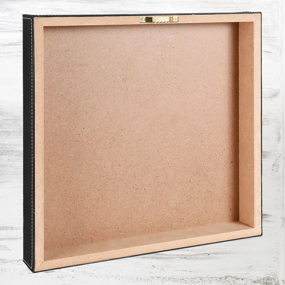 10" x 10" Leatherette Wall Decor with Sawtooth Hanger 10