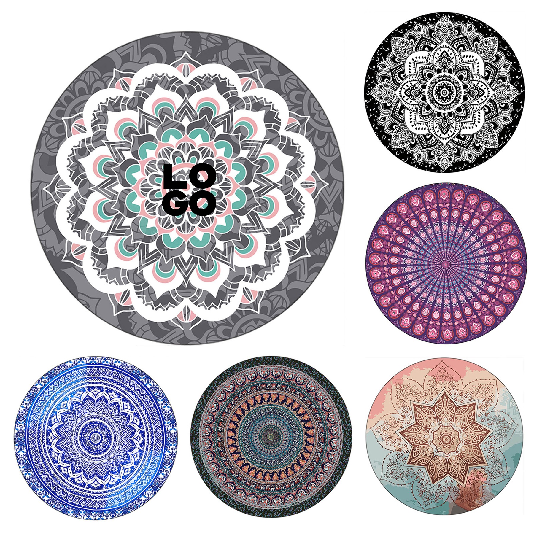 Round Beach Towel 1