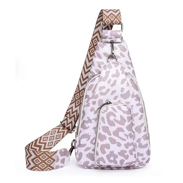 Stylish Custom Vegan Leather Sling Bag 10