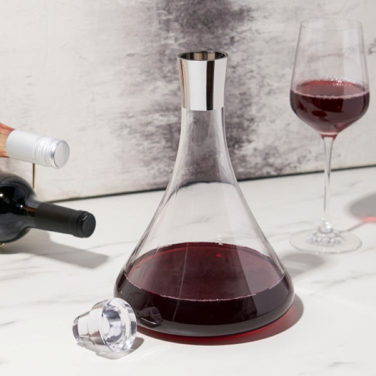 Viski® Chrome Decanter 6