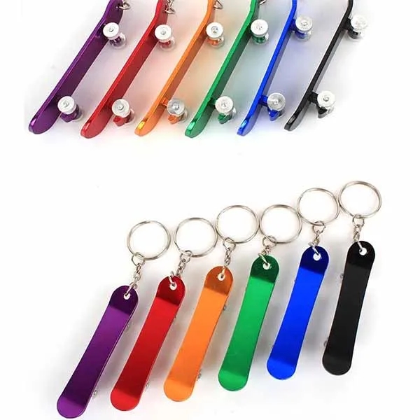 Mini Skateboard Key Chain Cute Car Keyring Bottle Opener 6