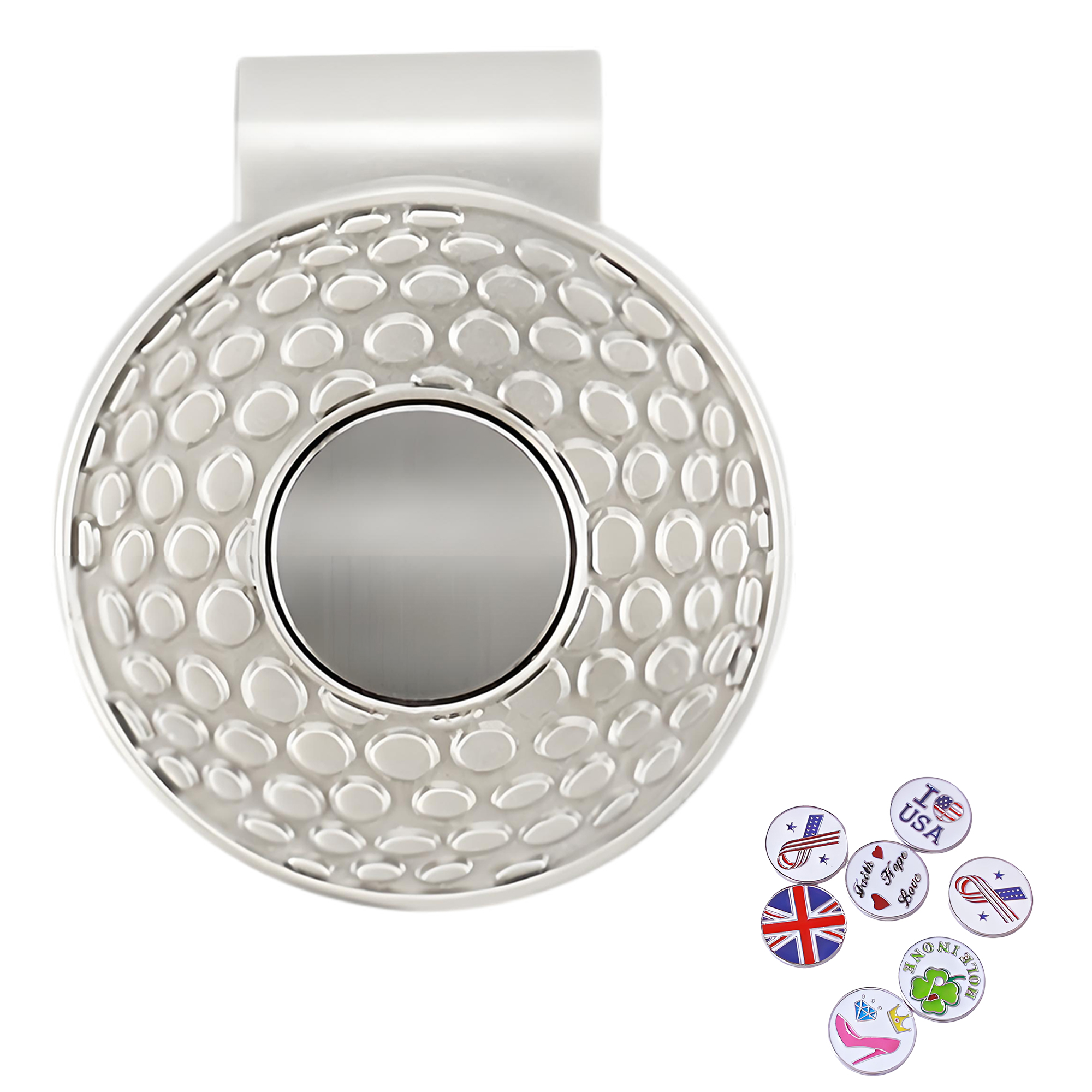 Golf Hat Clip with Magnetic Ball Marker and Customizable Small - Sized Logo, Ideal Gift for Golfers 3