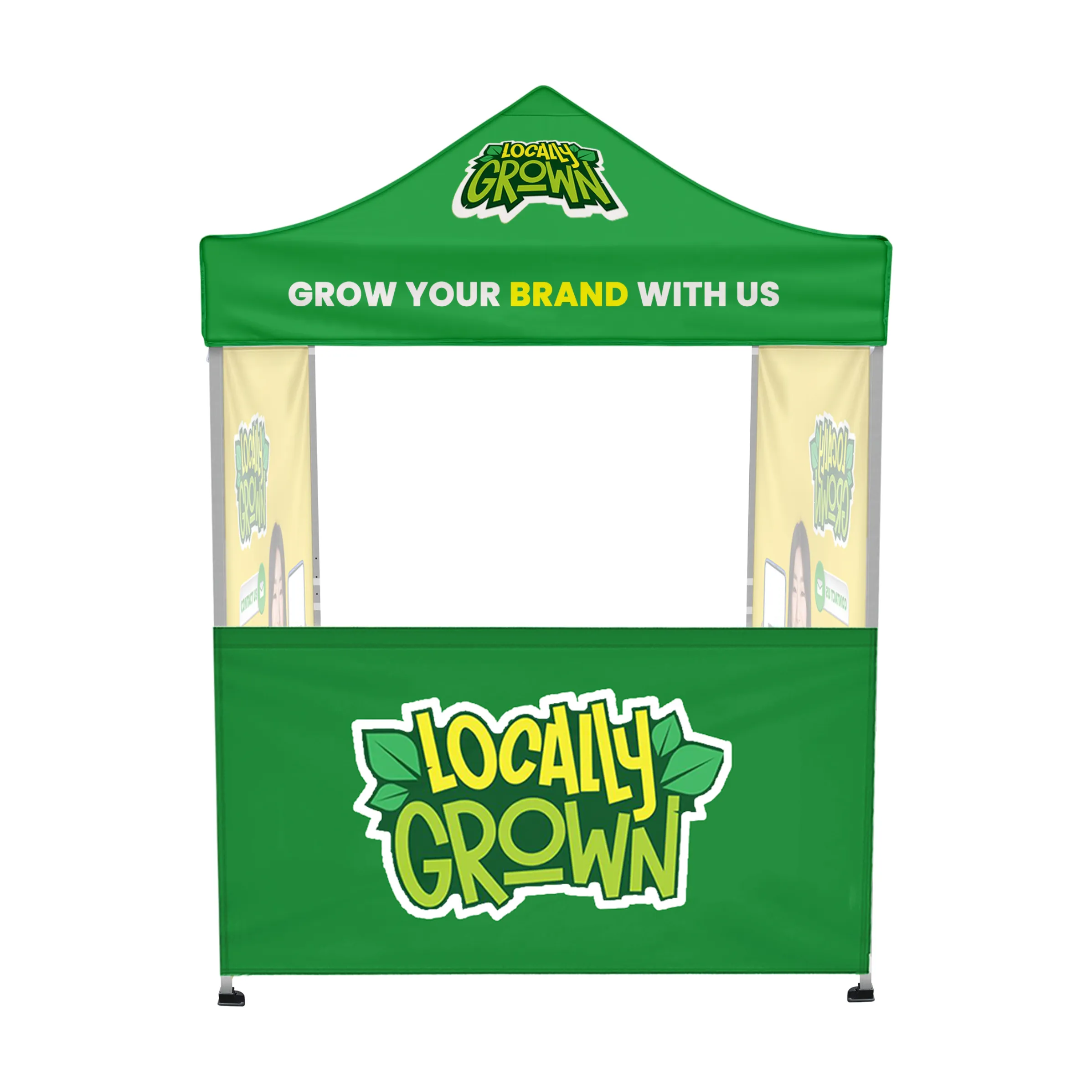 6'x6' Tent Canopy with frame and one half and two full wall 3