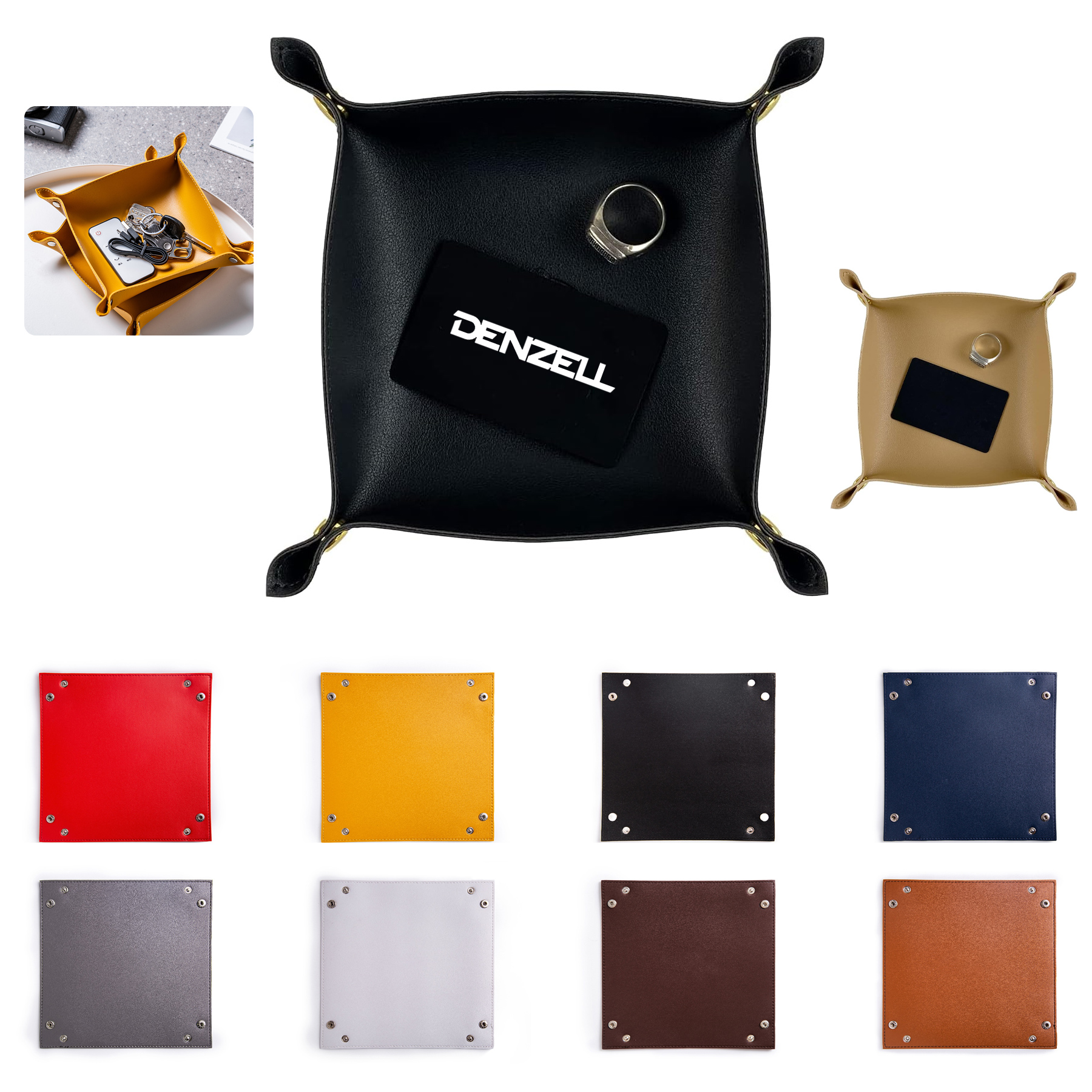 Foldable Travel Valet Tray 3