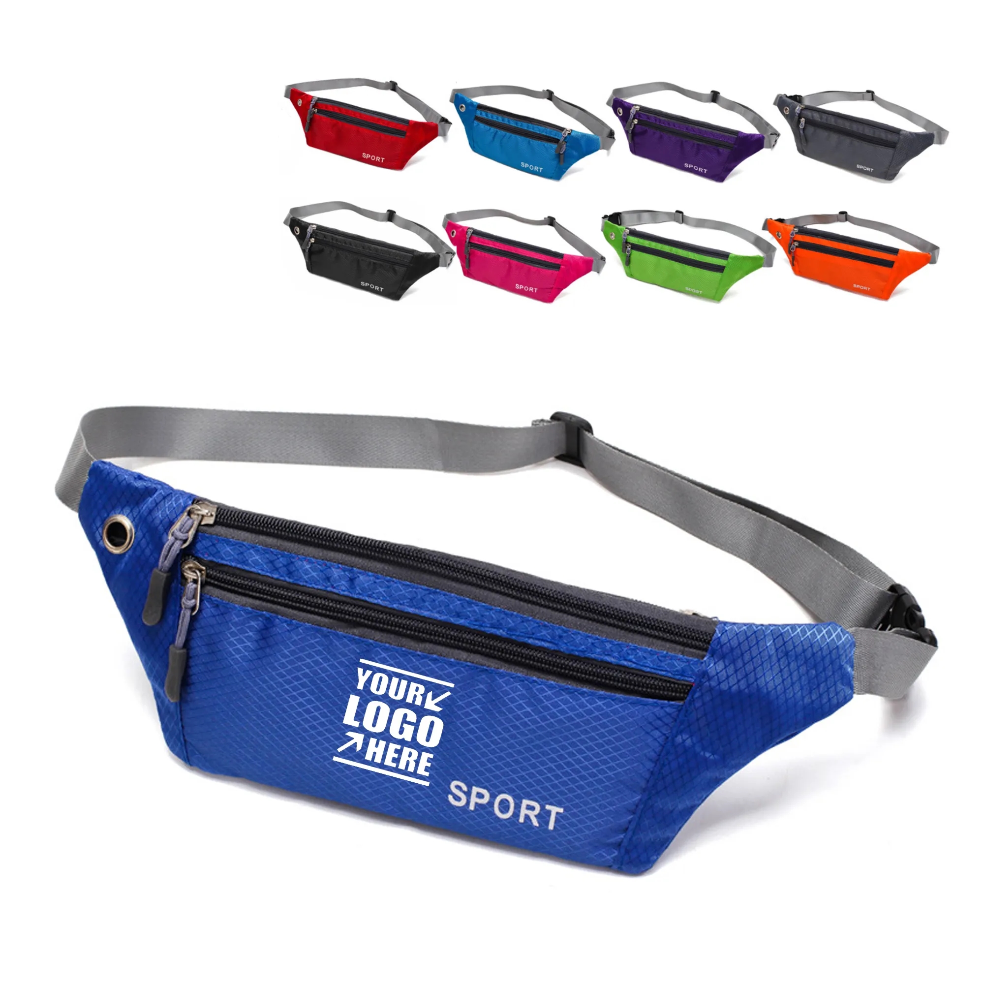 Slim Fanny Waist Pack With Adjustable Sports Belt 1