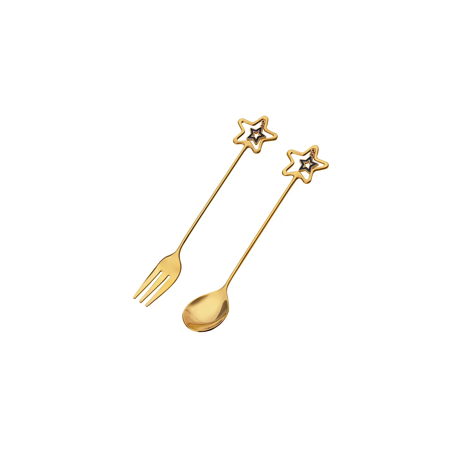 2Pcs Spoon Fork Gift Set 8