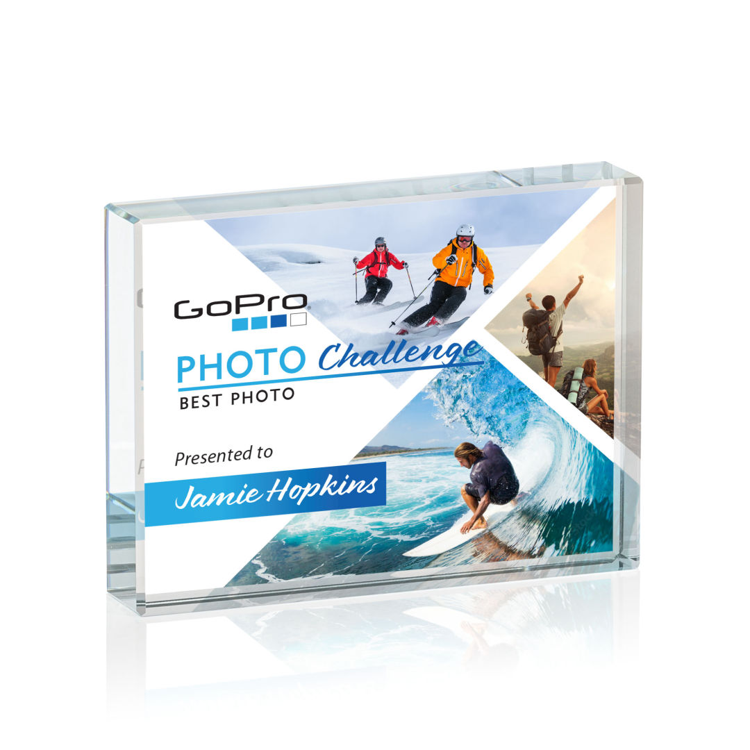 Verona VividPrint™ Paperweight - Starfire 17