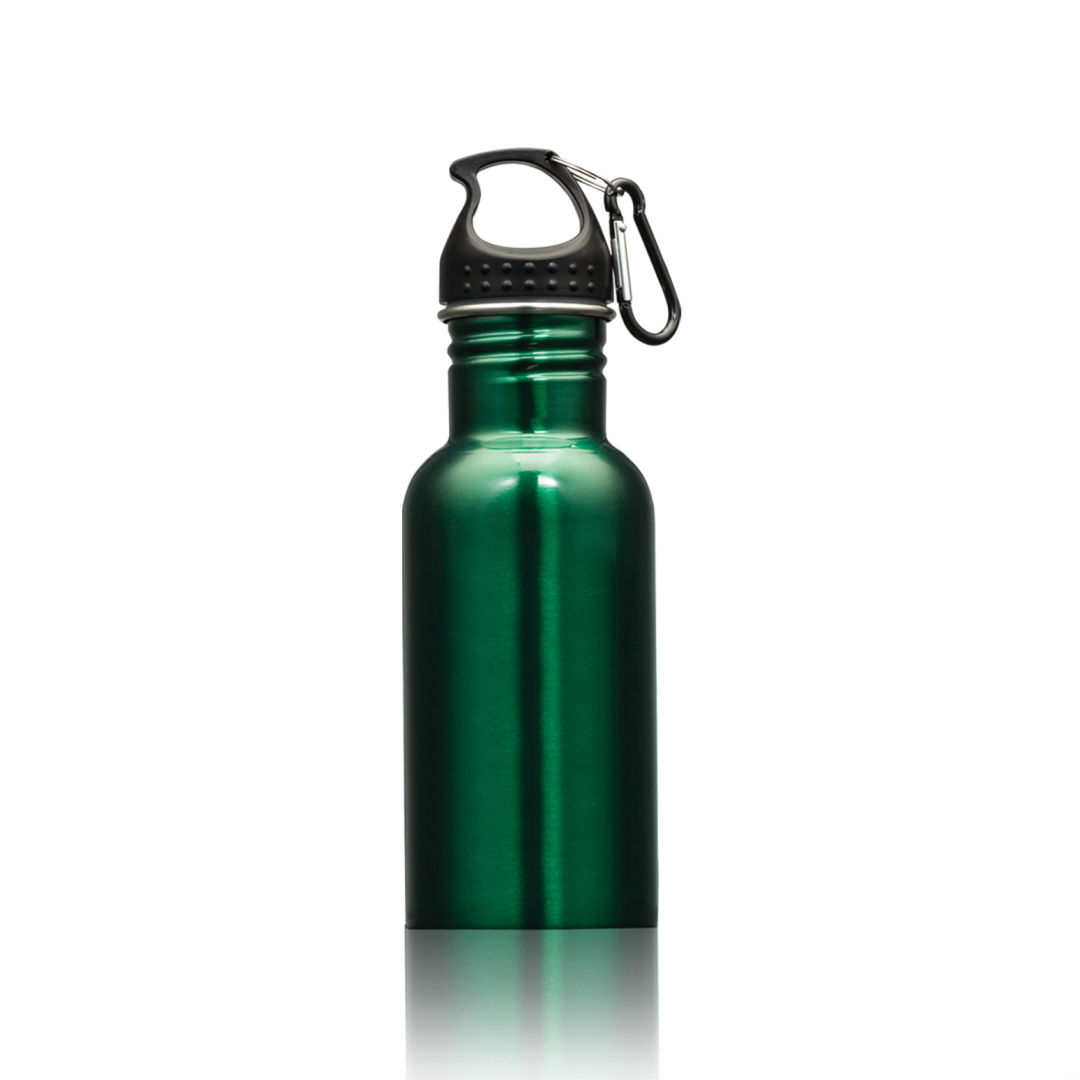 Wide Mouth Bottle with Carabiner - 16oz 3