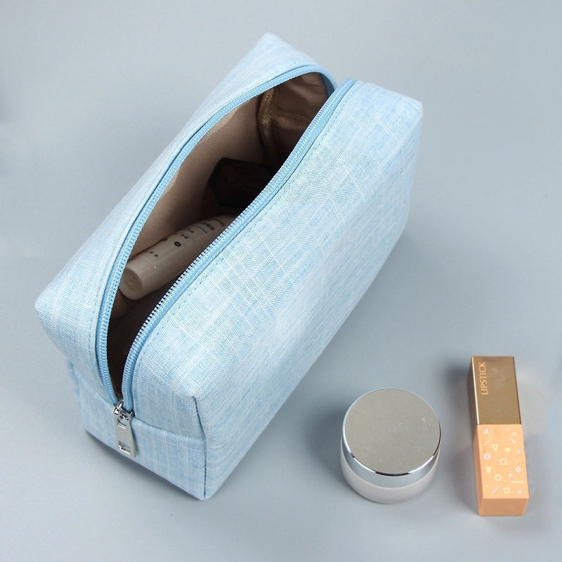 Custom Canvas Travel Makeup Pouch & Cosmetic Toiletry Bag 4
