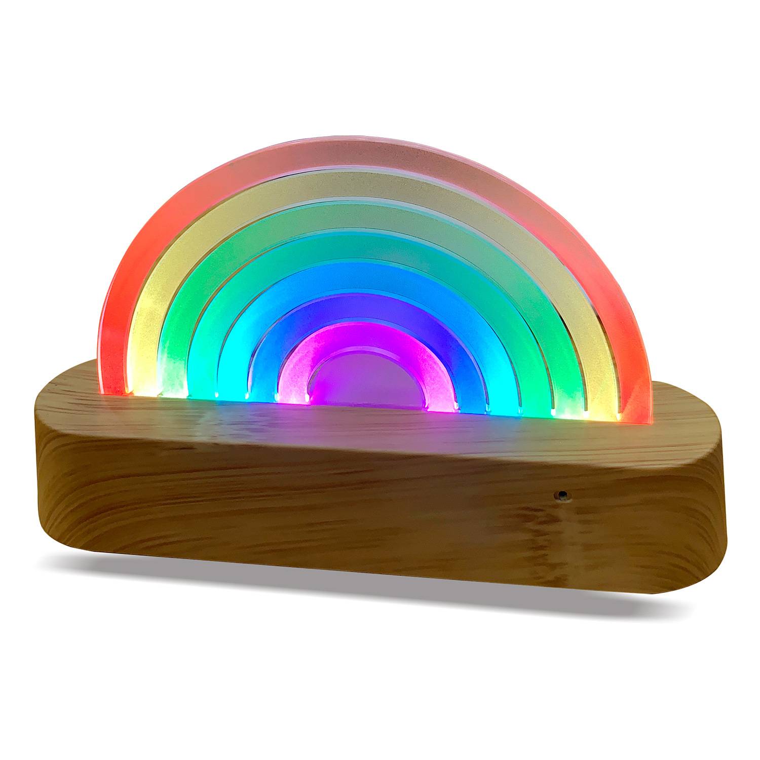 Voice Control LED Rainbow Night Light 3