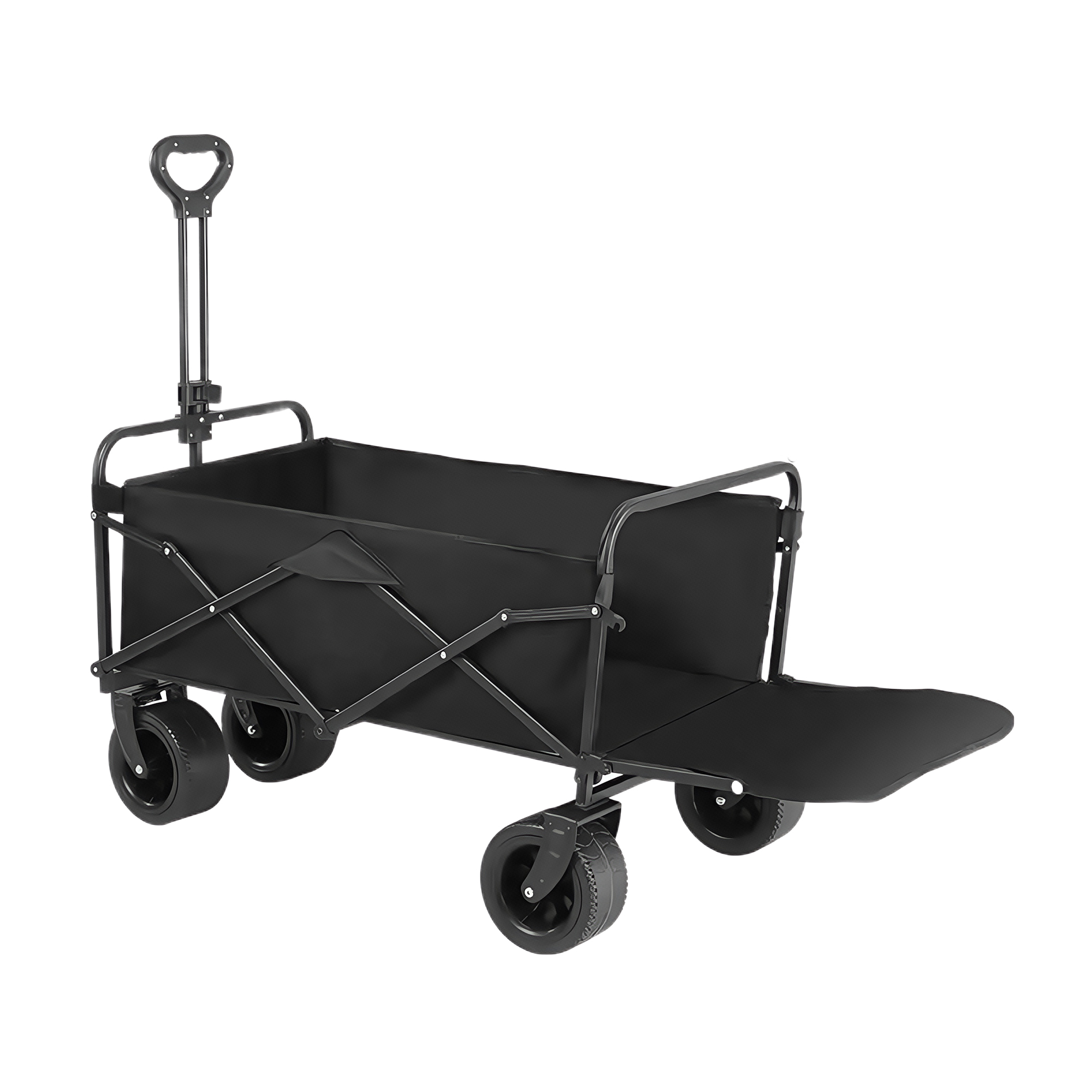 10" Outdoor Folding Camping Wagon Cart with 400L Capacity 3